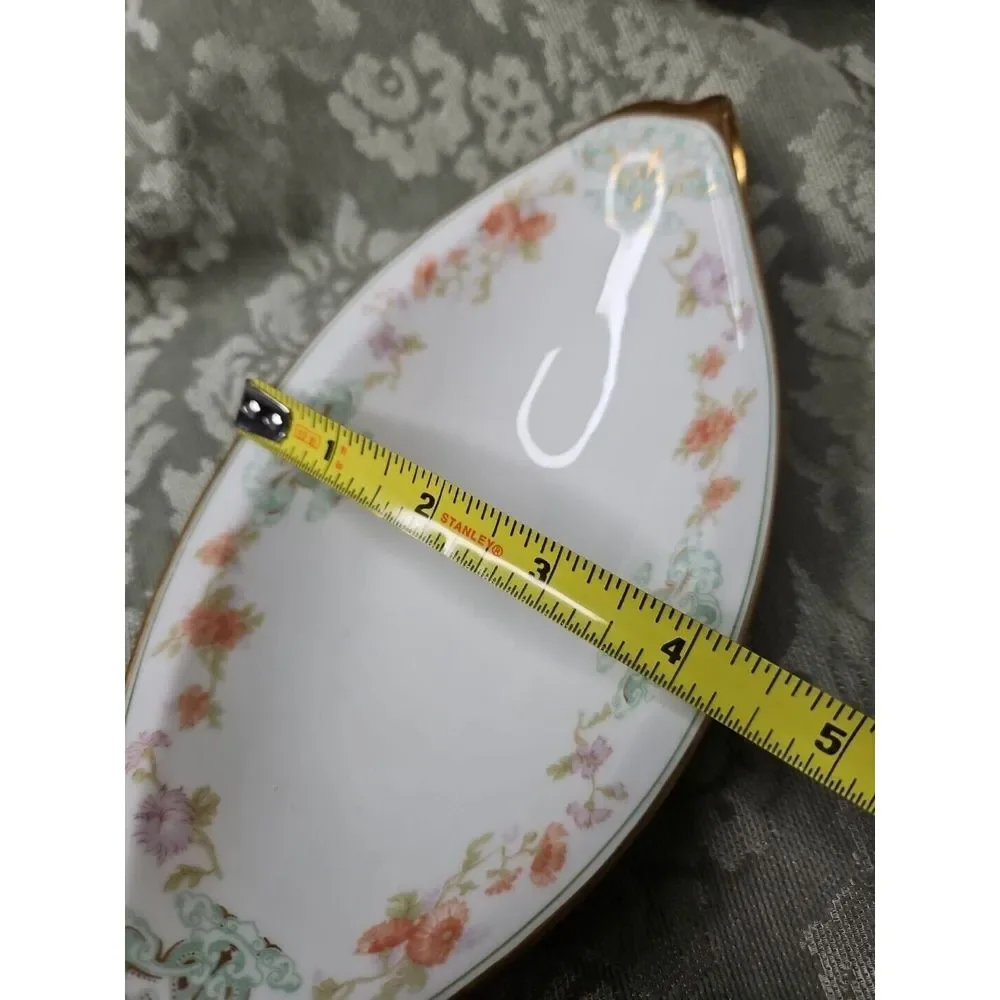 Bawo & Dotter Elite Limoges Serving Dish GOLD‎ GILT Art Nouveau Double Handle